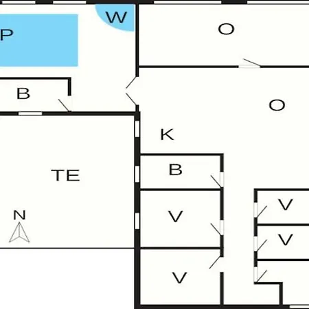 Five-bedroom In 1 Vestervig